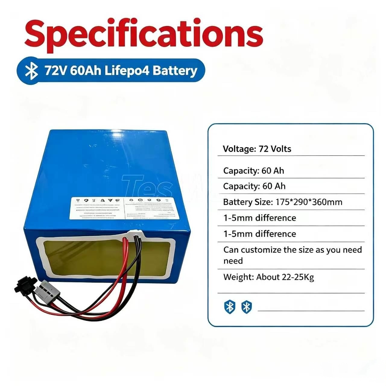 Paket baterai LiFePO4 72V 60Ah - 72V 60Ah Lifepo4 Battery Pack ulasan dan harga