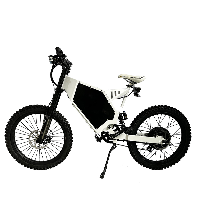 Sepeda Listrik Suspensi Penuh  - 8000W Stealth Bomber Ebike ulasan dan harga