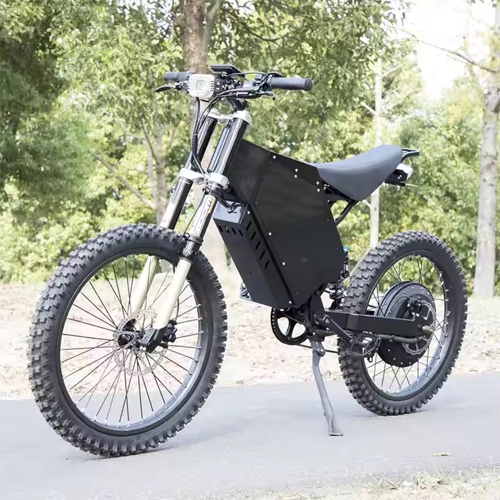 Sepeda Listrik Suspensi Penuh  - 8000W Stealth Bomber Ebike ulasan dan harga